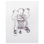 8 Ball Clown Letterhead Template