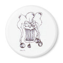 8 Ball Clown Magnets