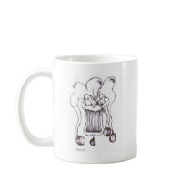 8 Ball Clown Mug