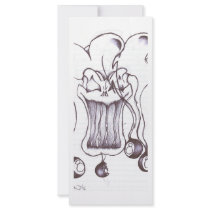 8 Ball Clown rack cards
