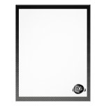 8 ball; Faux Carbon Fiber Letterhead