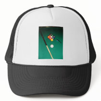 8 Ball Game Trucker Hats