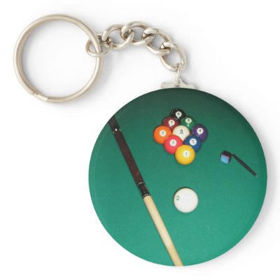 8 Ball Game Key Chain by Onomonopia