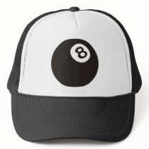 8 Ball Trucker Hats