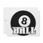 8 Ball Personalized Announcements