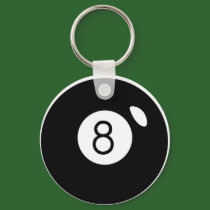 8 ball keychain