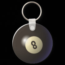 8 BALL Keychain by twistedgem71 8 BALL Keychain