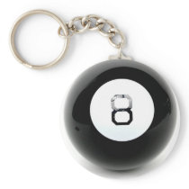 8 ball keychain