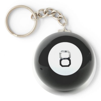 8 ball keychain by mrfe66