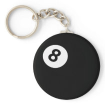 8 ball key chain
