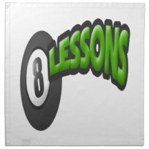 8 Ball Lessons Cloth Napkin