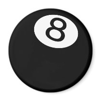 8 Ball Fridge Magnets