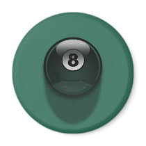 8-Ball Fridge Magnet