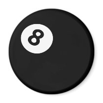 8 ball fridge magnets