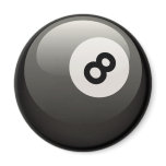 8 BALL FRIDGE MAGNETS