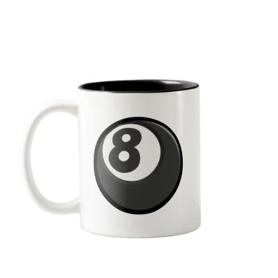 8 Ball Mug by BoogieMonst