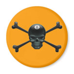 8-ball Pirate Refrigerator Magnets