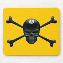 8-ball Pirate Mouse Pad