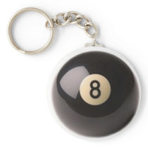 8 ball pool keychain