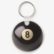 8 ball pool keychain