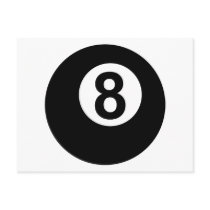 8 Ball Postcard
