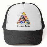 8-ball Rack caps Mesh Hats