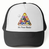 8-ball Rack caps Mesh Hats