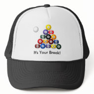 8-ball rack caps hat