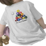 8-ball rack infant wear t-shirts