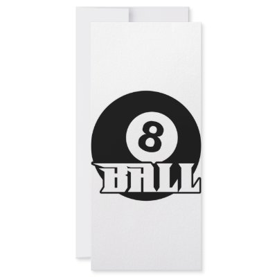 8 Ball Rack Card Template by boltzdesignz