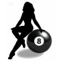 8 Ball Silhouette t-shirts