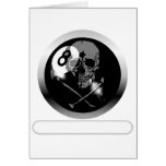 8 Ball Skull and Crossbones cards