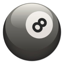 8 BALL stickers