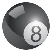 8 Ball Sticker