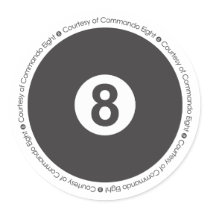 8 Ball Sticker for Com 8 by GVardaman 8 Ball Sticker for Com 8