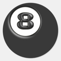 8 BALL STICKERS