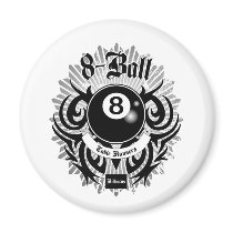 8 Ball Table Runners Refrigerator Magnets