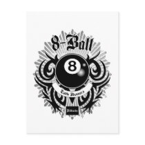 8 Ball Table Runners Postcards