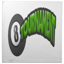 8 Ball Tournament Napkins