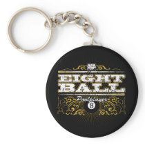 8 Ball Vintage Design Key Chain