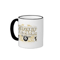 8 Ball Vintage Design Coffee Mug
