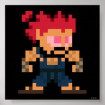 8-Bit Akuma Print