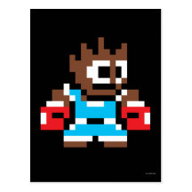 8-Bit Balrog Post Card