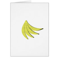 8 Bit Bananas Greeting Cards