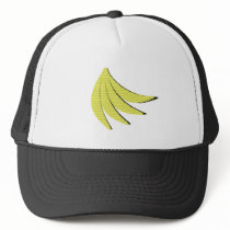8 Bit Bananas Trucker Hat