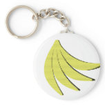 8 Bit Bananas Key Chain