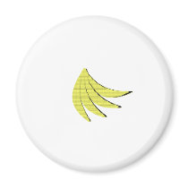 8 Bit Bananas Refrigerator Magnet