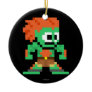 8-Bit Blanka Christmas Tree Ornament