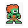 8-Bit Blanka Postcard