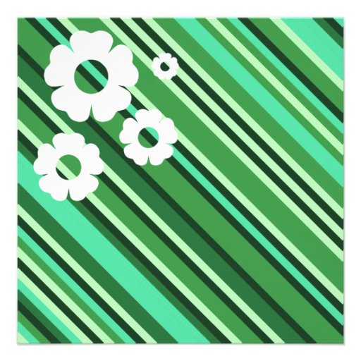 8-bit Bride & Groom - Green Wedding Invitations